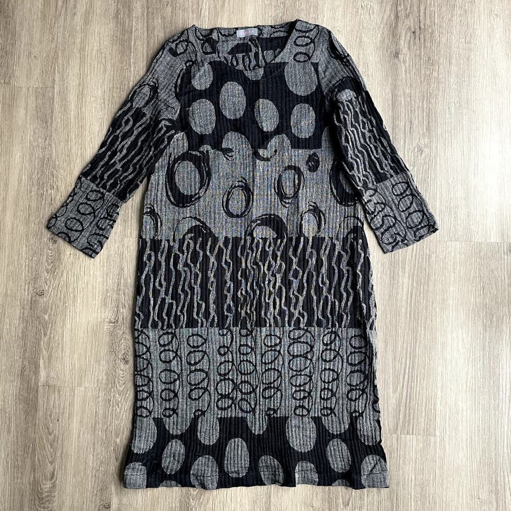 Sahara Abstract Jacquard Wool Blend Dress Women's 2​​​​​